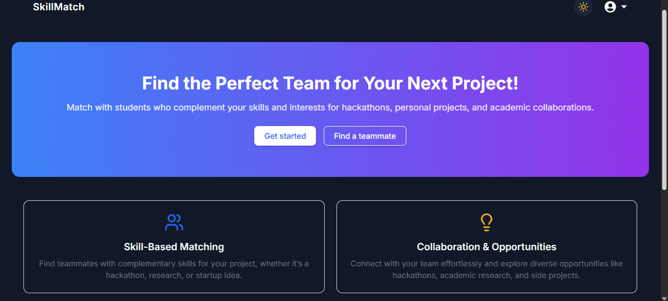 Student Skill Match Application