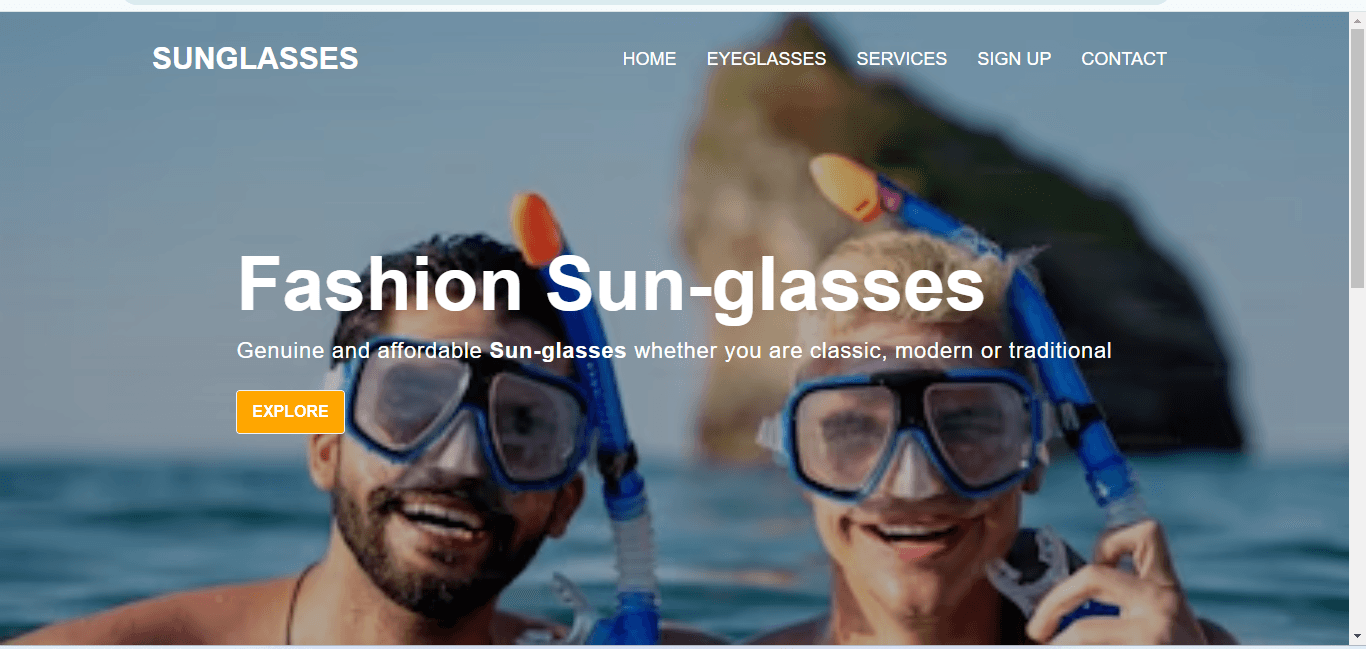 Sunglasses Website